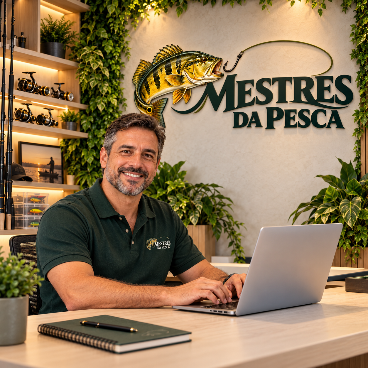 Equipamentos de pesca da Mestres da Pesca