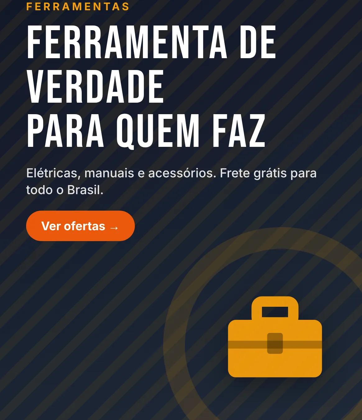 Baú do Homem: ferramenta de verdade para quem faz. Frete grátis para todo o Brasil. Ver ofertas.