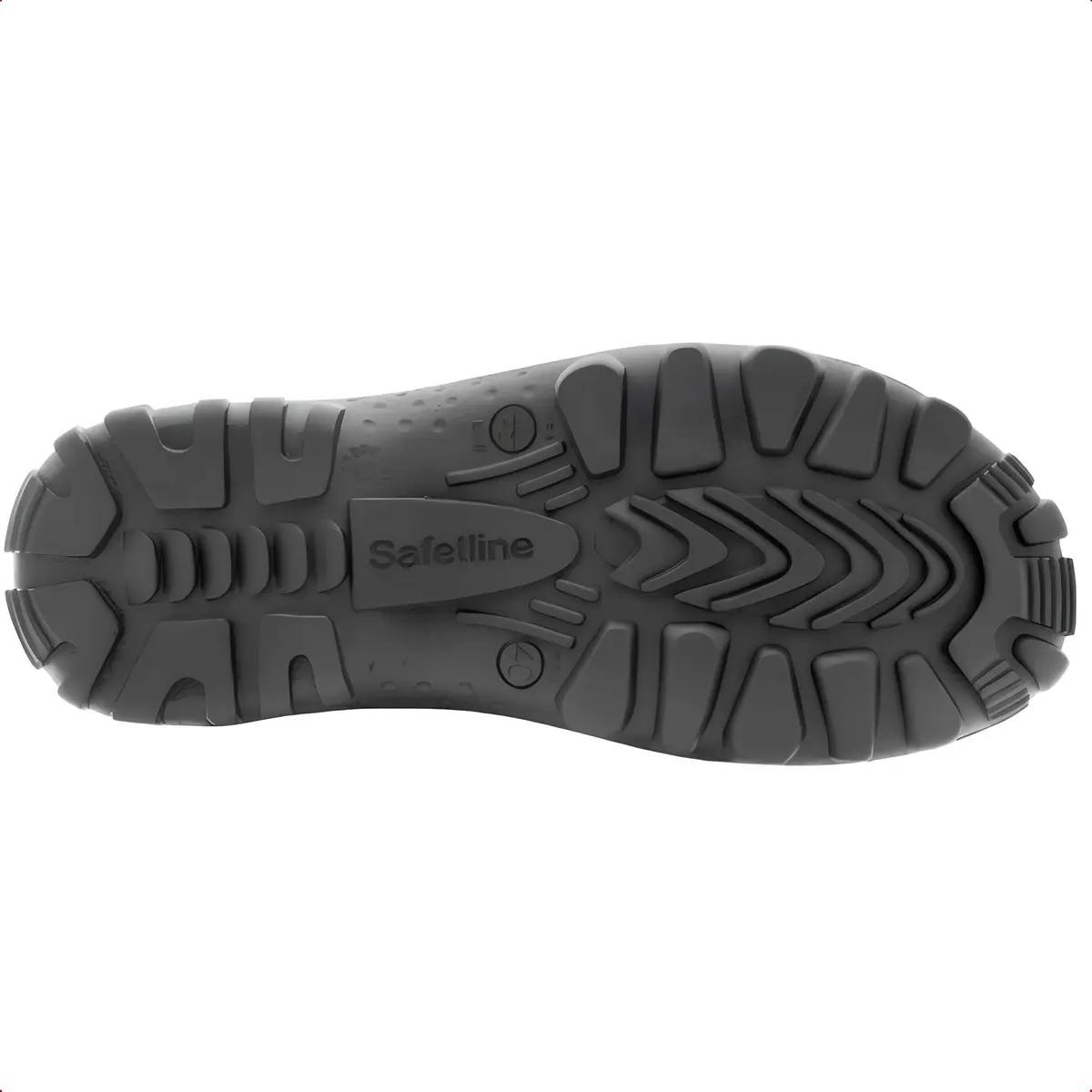 Bota Botina Coturno Miura Trabalho Segurança Bico Pvc Epi Ca