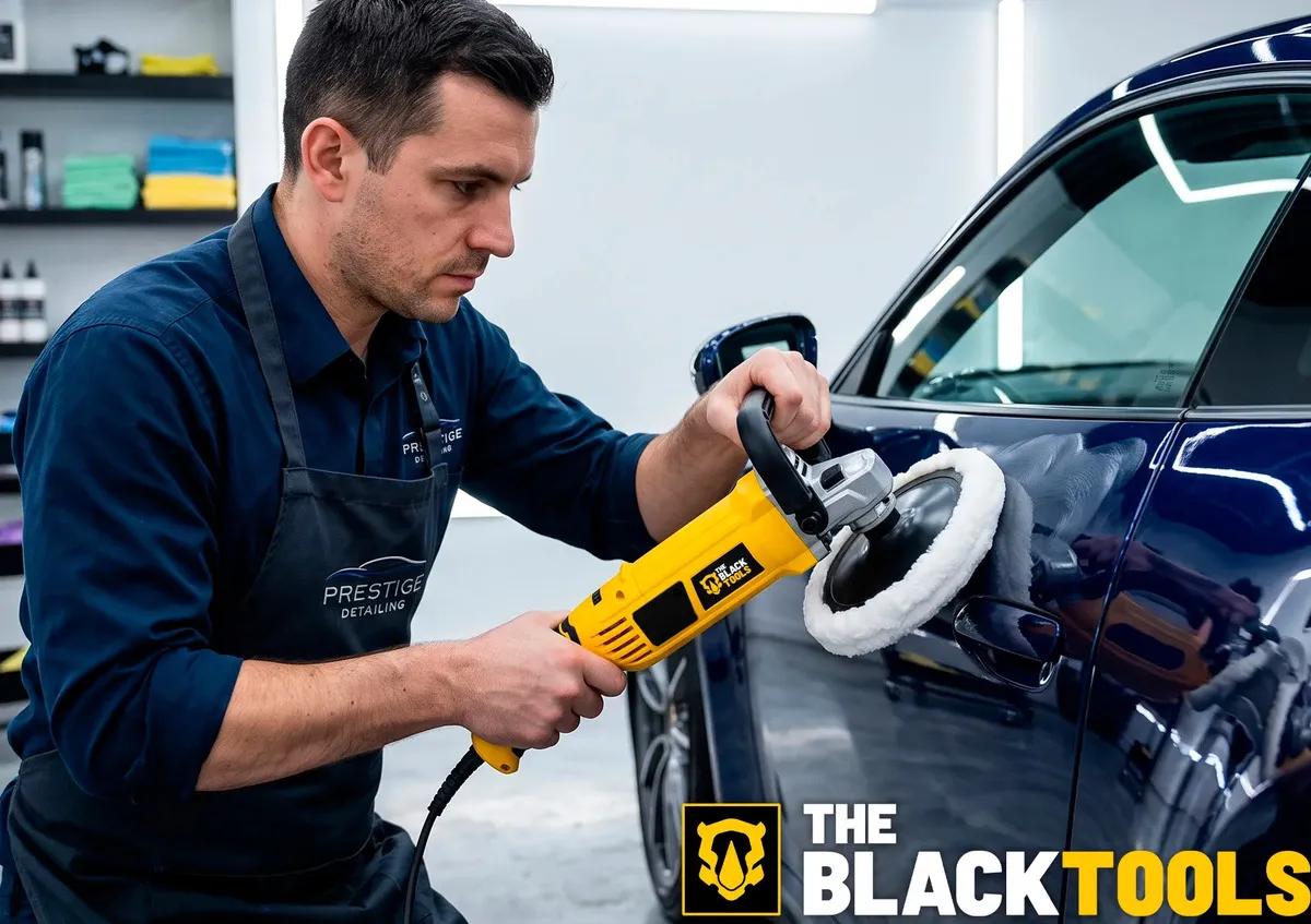 Politriz Angular Automotiva 7" Polegadas 1200w Profissional Bpa1200 The Black Tools