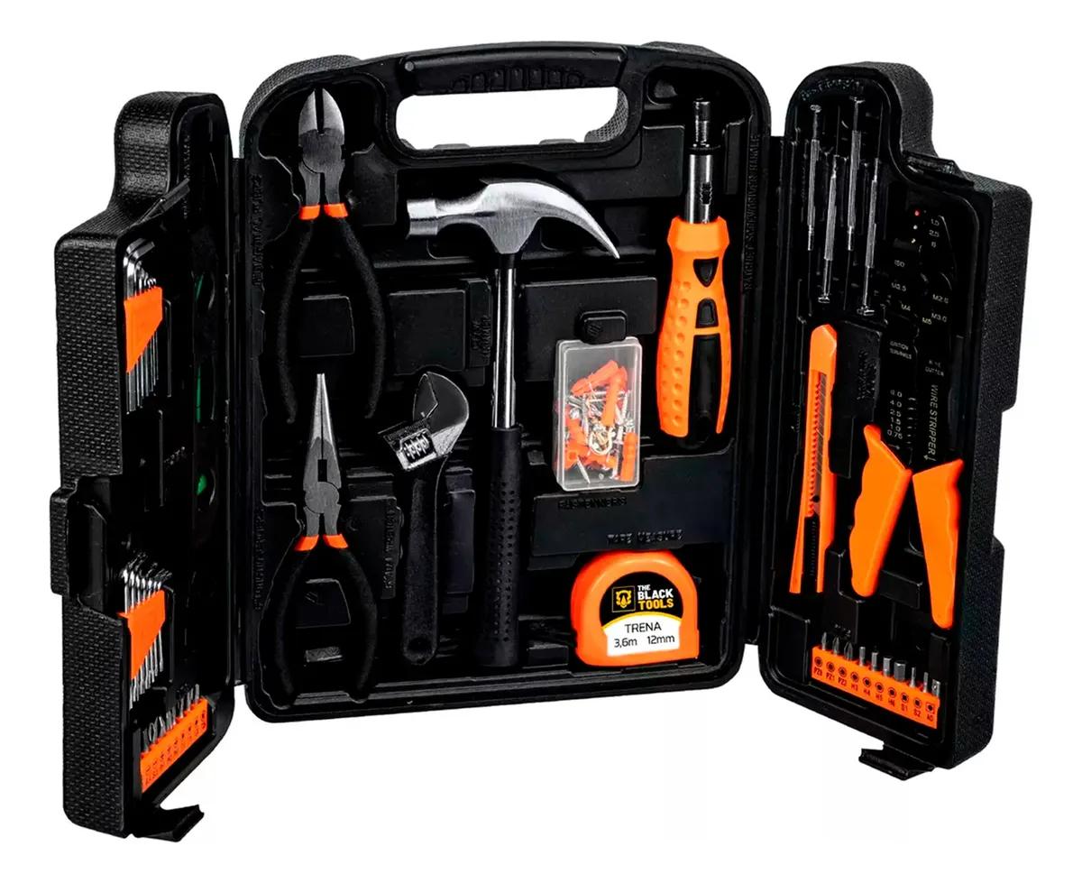 Kit De Ferramentas 169 Peças + Parafusadeira Furadeira 21v