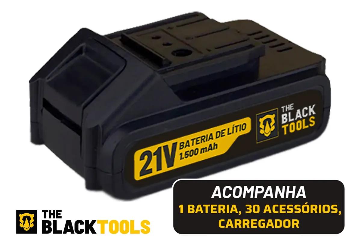 Kit De Ferramentas 169 Peças + Parafusadeira Furadeira 21v