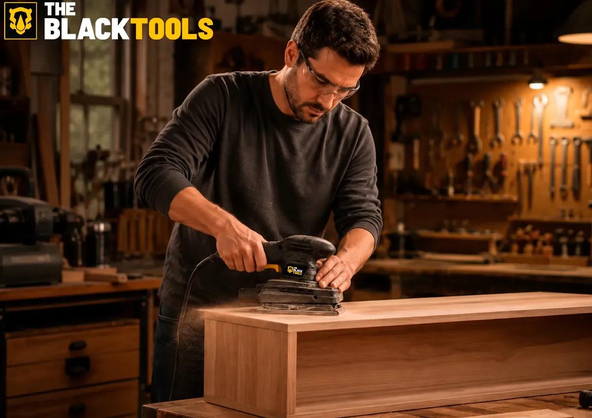 Lixadeira Orbital De Lixa Btl150 10000 Rpm 150w Preta Cor Preto Frequência 60hz 220v The Black Tools