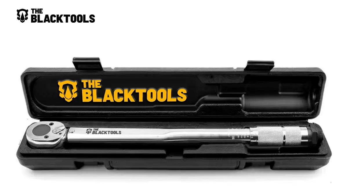 Torquímetro De Estalo Click Para Soquete 1/2 Pol 28-210 Nm 2.8 A 21kg Reversível Ajustável Com Estojo The Black Tools