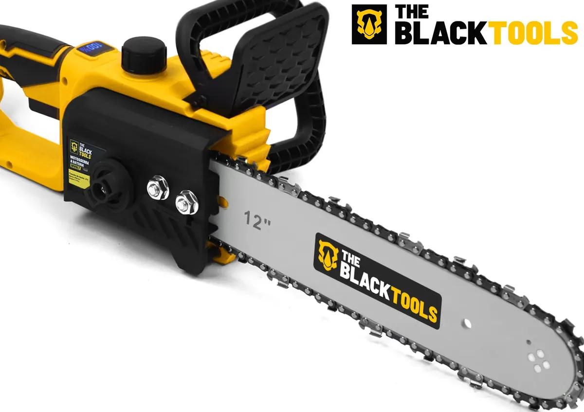 Moto Serra Elétrica 12 Polegadas a Bateria 21V Portátil Recarregável Profissional Para madeiral TCS21B The Black Tools
