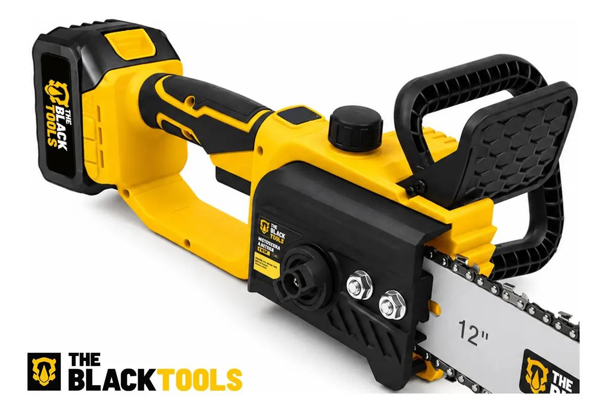 Moto Serra Elétrica 12 Polegadas a Bateria 21V Portátil Recarregável Profissional Para madeiral TCS21B The Black Tools