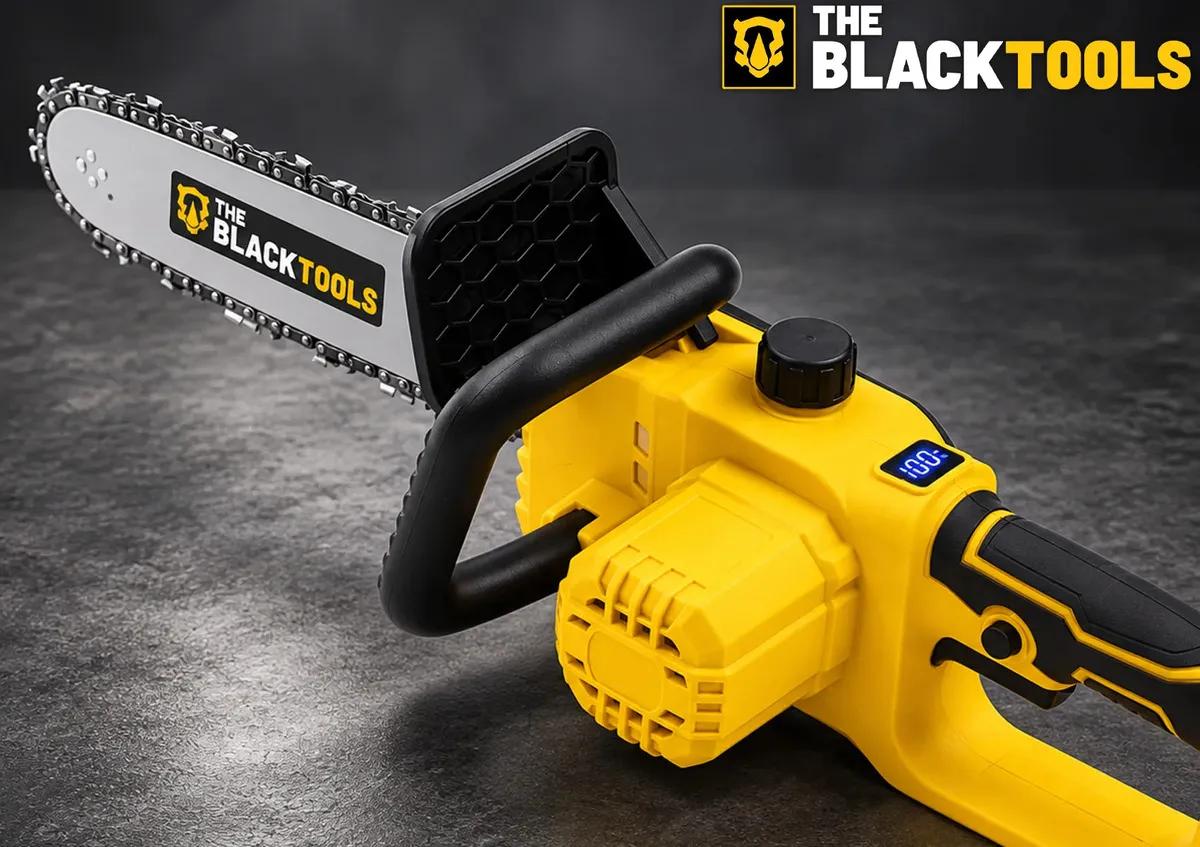 Moto Serra Elétrica 12 Polegadas a Bateria 21V Portátil Recarregável Profissional Para madeiral TCS21B The Black Tools