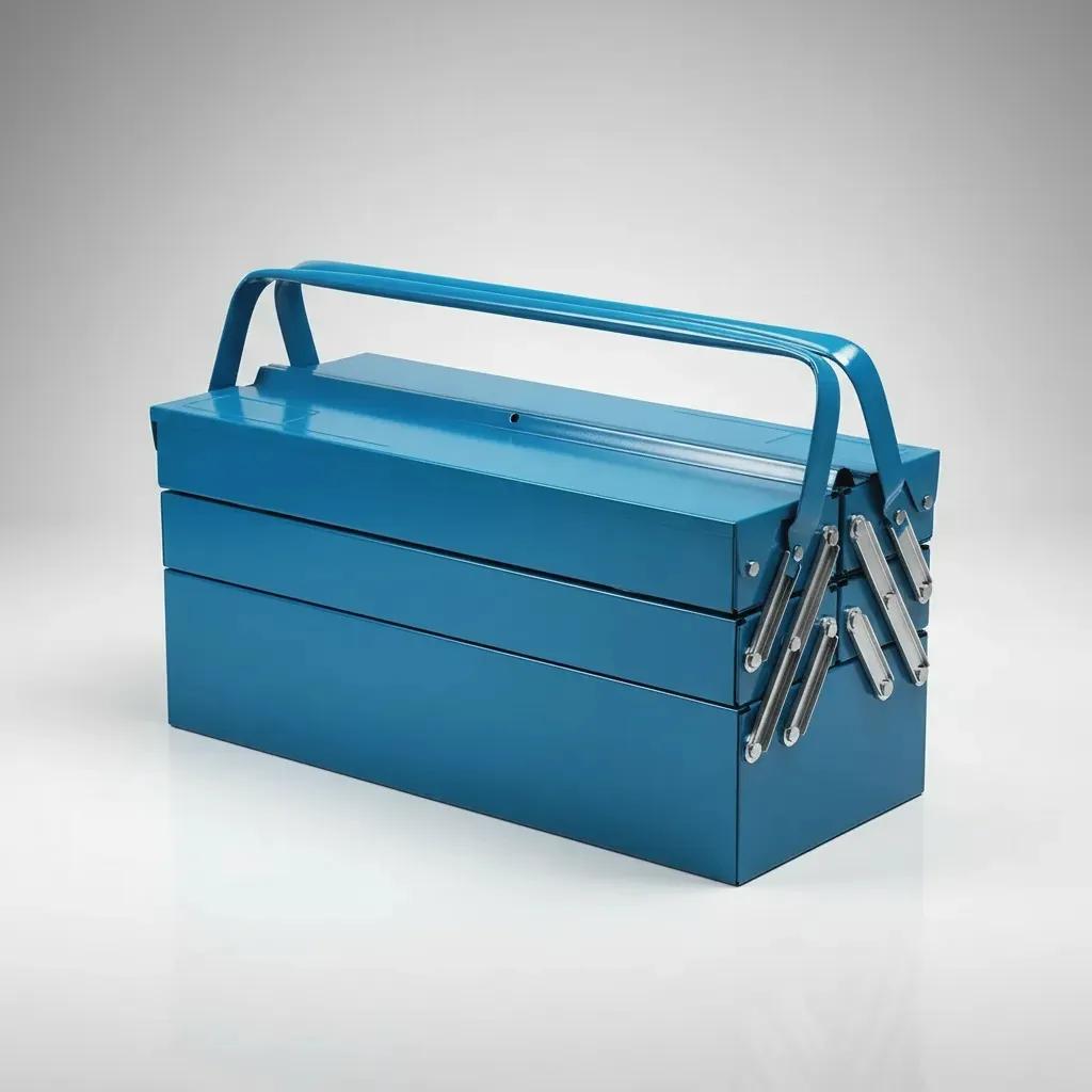 Caixa Para Ferramentas Tramontina Master Sanfonada 43800/005 Azul 5 Gavetas