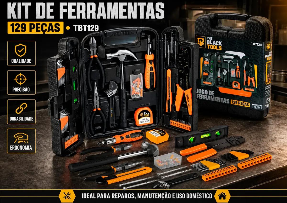Maleta Estojo Kit Caixa Jogo Ferramentas Completa