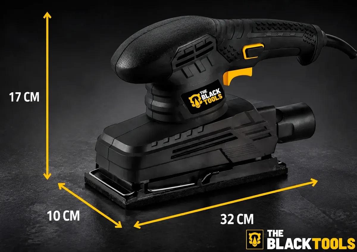 Lixadeira Orbital De Lixa Btl150 10000 Rpm 150w Preta Cor Preto Frequência 60hz 220v The Black Tools