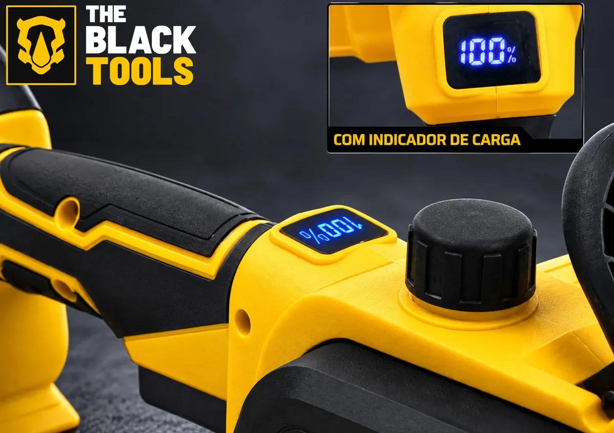 Moto Serra Elétrica 12 Polegadas a Bateria 21V Portátil Recarregável Profissional Para madeiral TCS21B The Black Tools