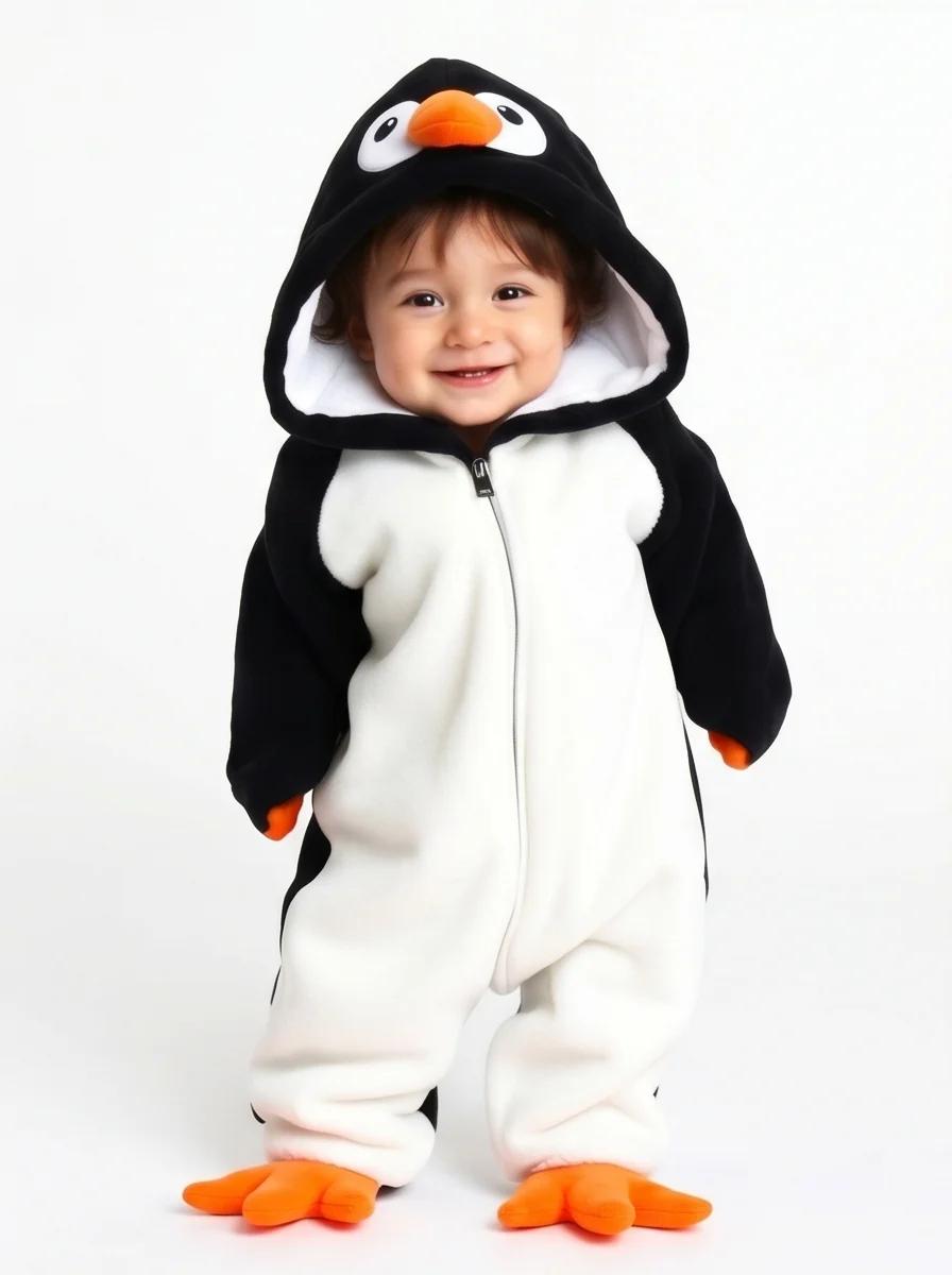 Kigurumi Pinguim Infantil