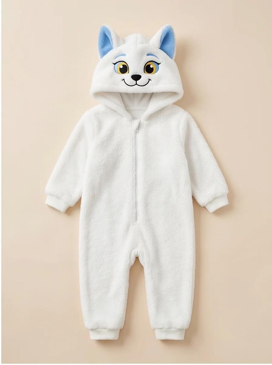 Kigurumi Raposa Branca Infantil