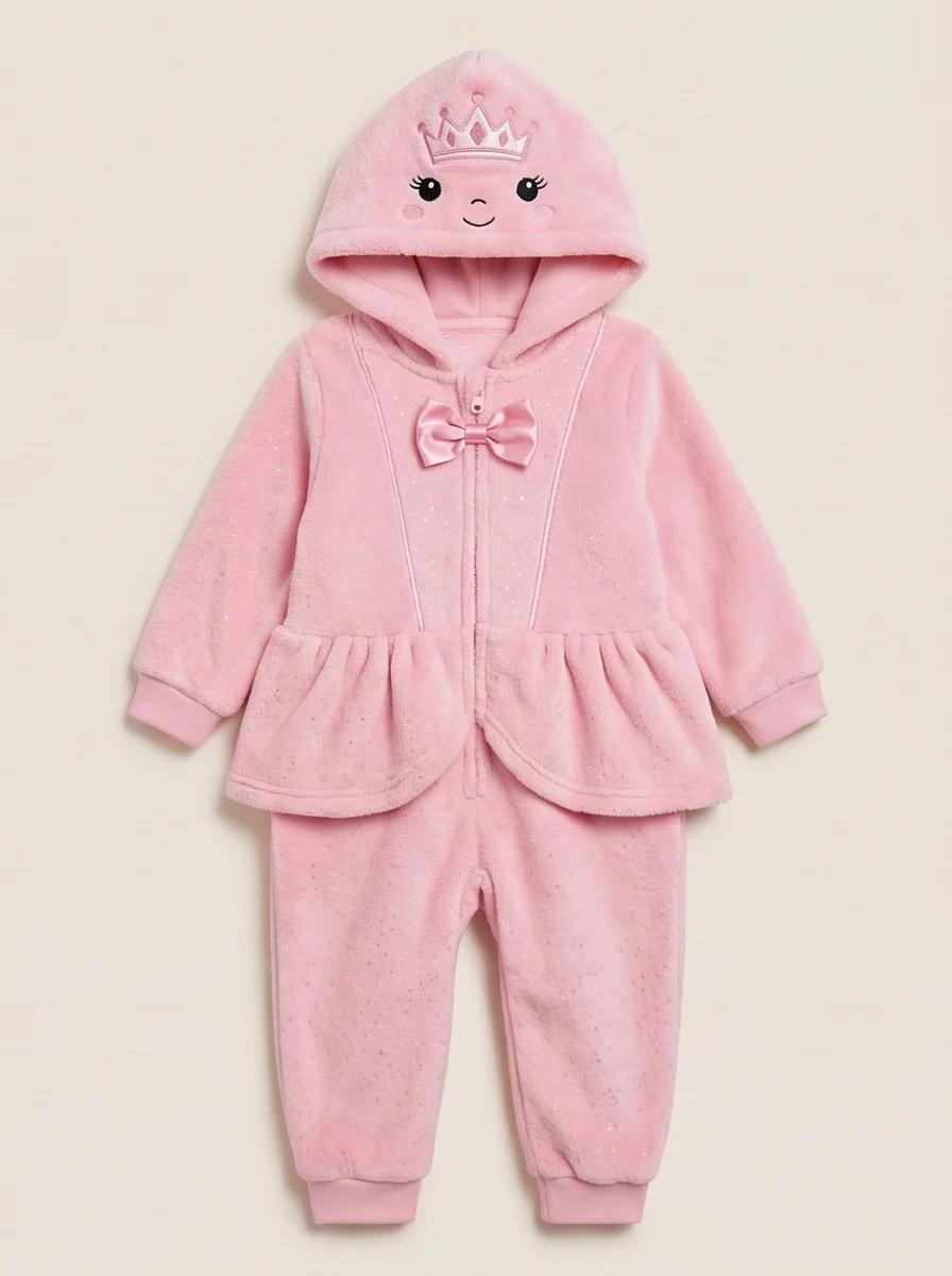 Kigurumi Princesinha Rosa Infantil
