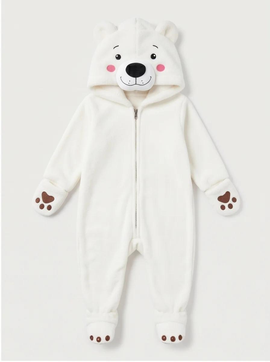 Kigurumi Urso Polar Infantil