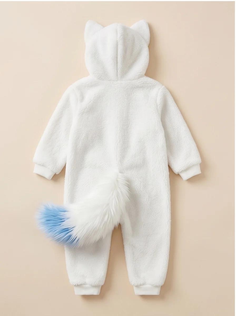 Kigurumi Raposa Branca Infantil