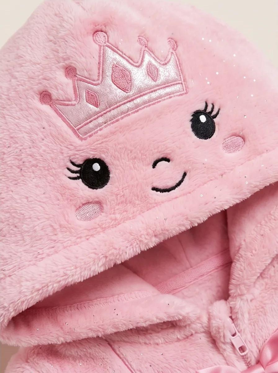 Kigurumi Princesinha Rosa Infantil