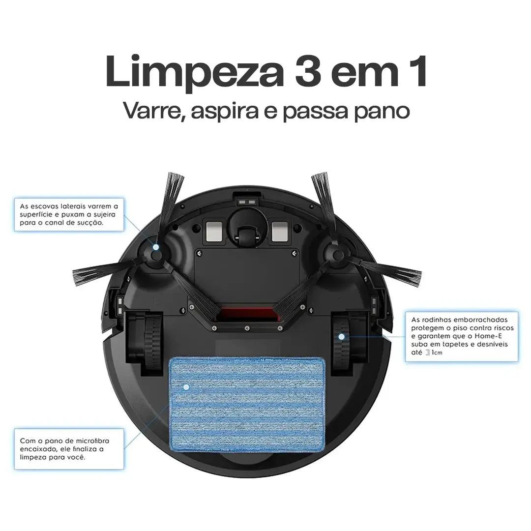 Robô Aspirador Inteligente - LarCleaner Smart