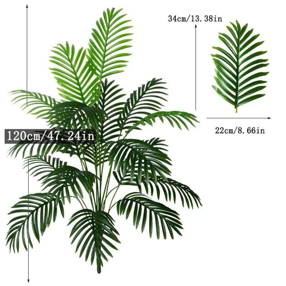Planta Artificial de Palmeira para Decoração