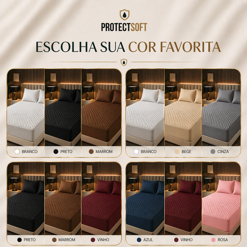 ProtectSoft Capa Impermeável Premium com 2 Fronhas