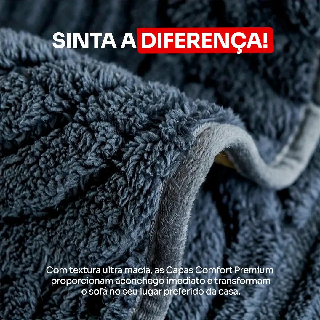 Capa Universal Comfort Premium para Sofá com Almofadas Comfort