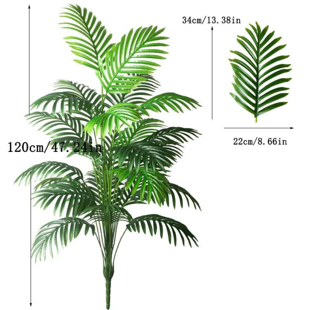 Planta Artificial de Palmeira para Decoração