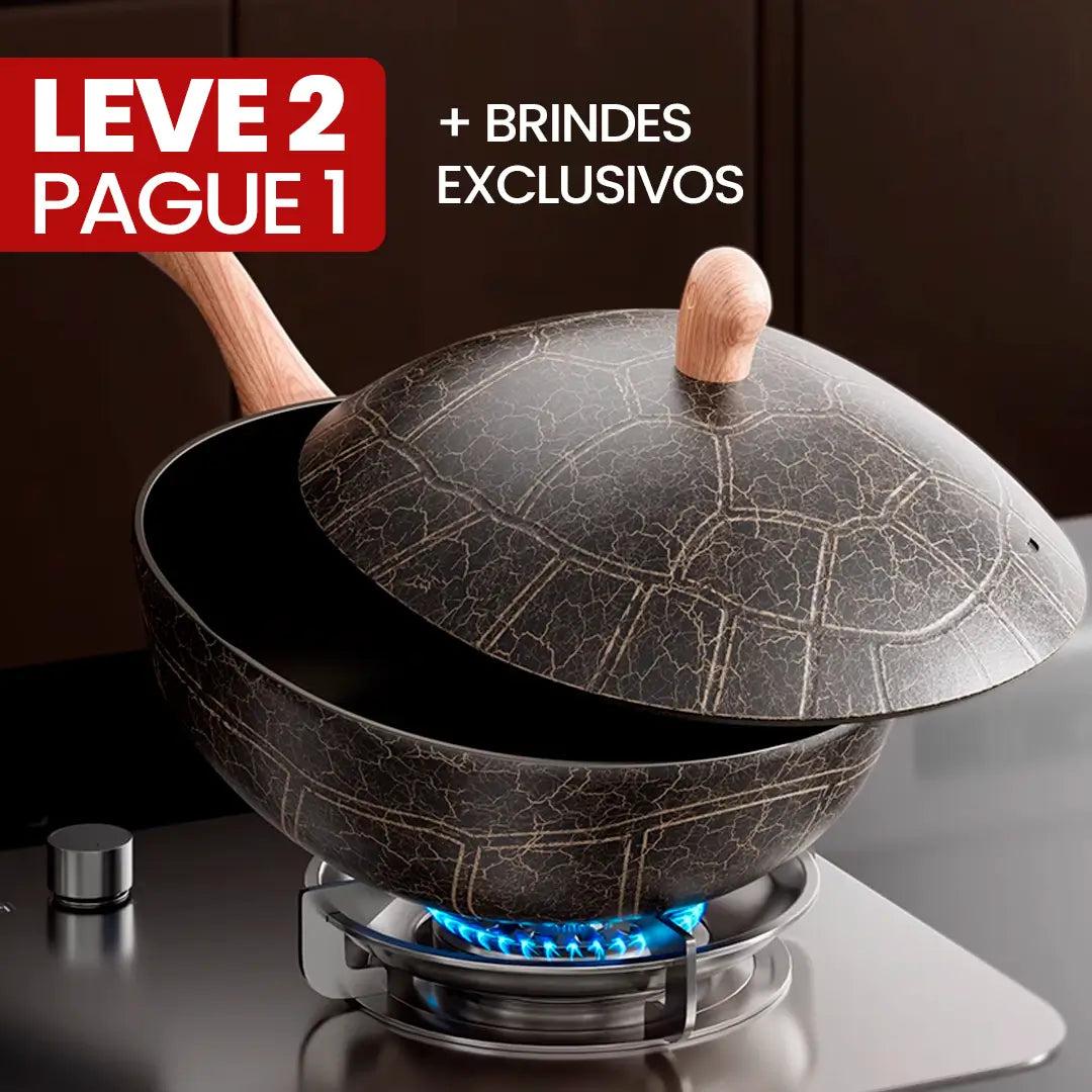 Panelas de Aço Antiaderente Premium com Kit de Utensílios