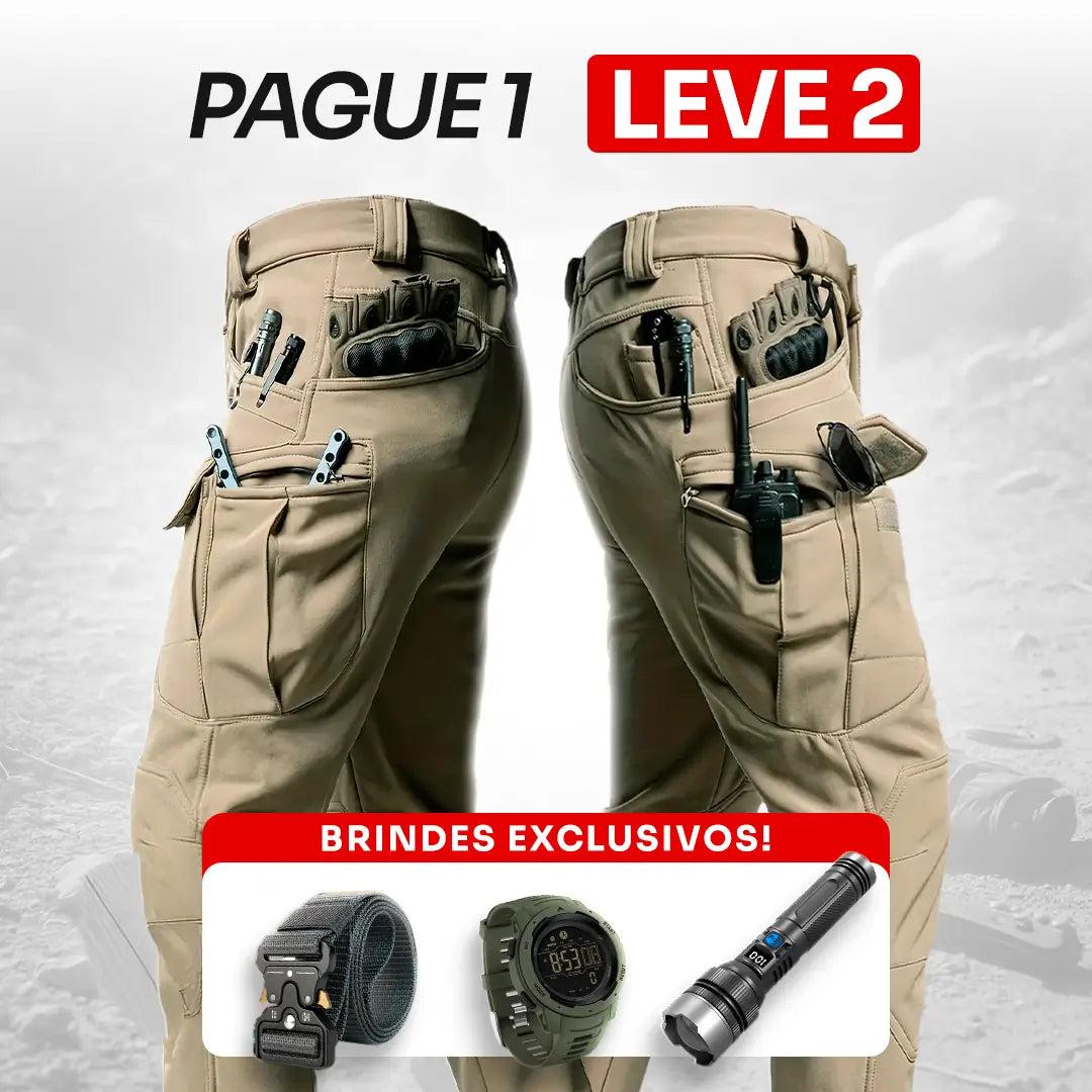 Calças Tática Militar Alfatek com Kit Tático
