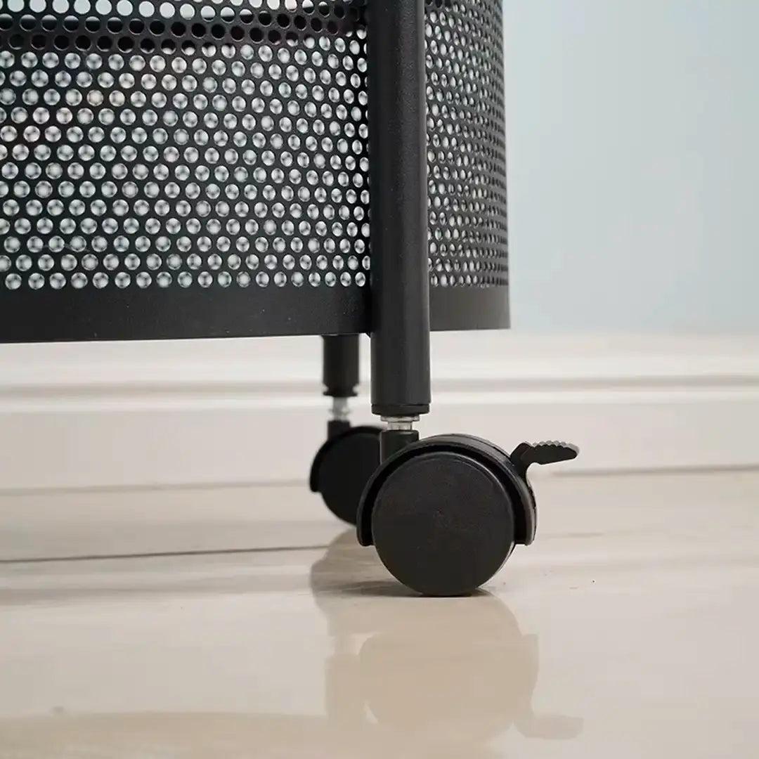 Fruteira Articulada de Aço Inox Rotativa com Kit de Utensílios de Cozinha