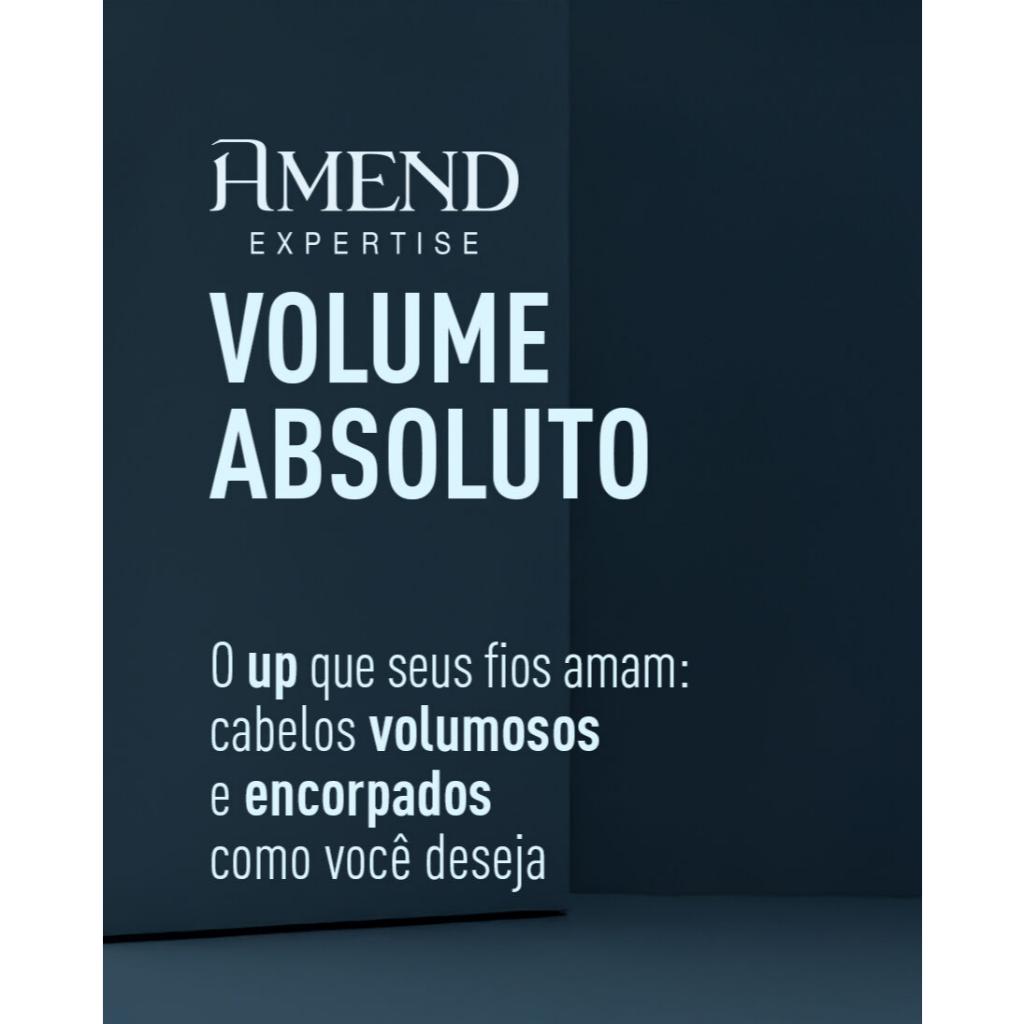 Amend KIT Volume Absoluto Shampoo e Condicionador 250ml + Máscara 300g + Mousse 151ml