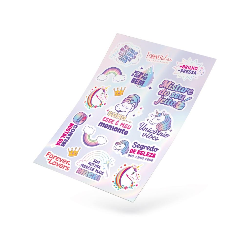 Kit Shampoo, Condicionador E Máscara Magia De Unicórnio Forever Liss