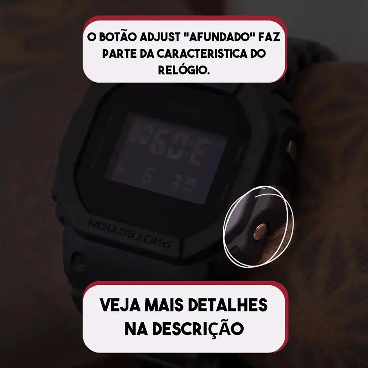 Relógio Casio Masculino G-shock Digital Preto Dw-5600bb-1dr