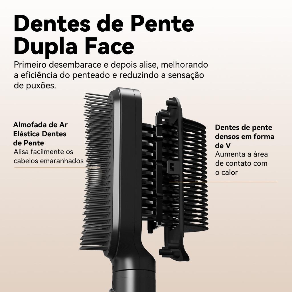 GOKOCO 3 Em 1 Multifuncional Paramodelar Modelador De Cachos Aparelho Cabelo liso Cachos Curtos E Grandese Ondulados