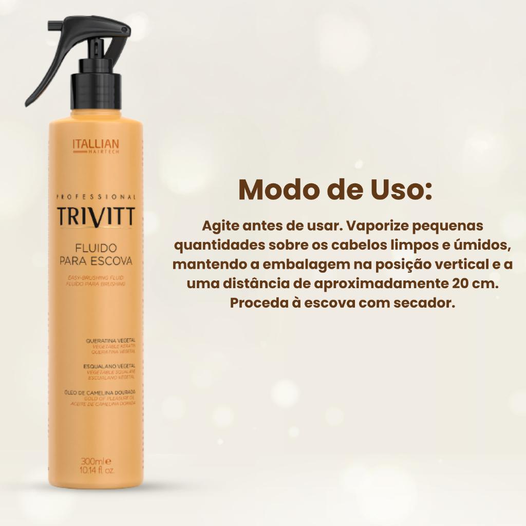 Combo 4 Produtos - Trivitt Itallian Color Mascara 1kg Shampoo Fluido e Reparador