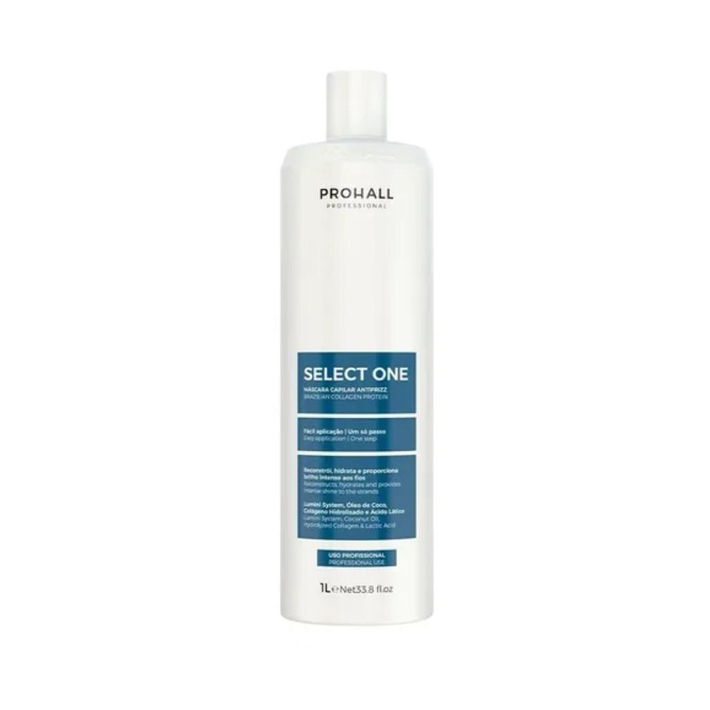 Select One 1l Prohall Máscara Capilar Organica Antifrizz + Brinde