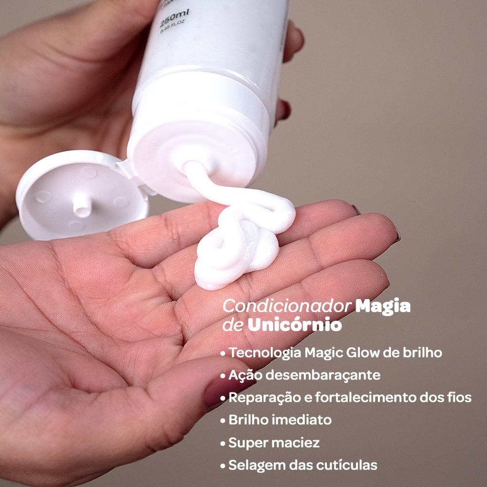 Kit Shampoo, Condicionador E Máscara Magia De Unicórnio Forever Liss