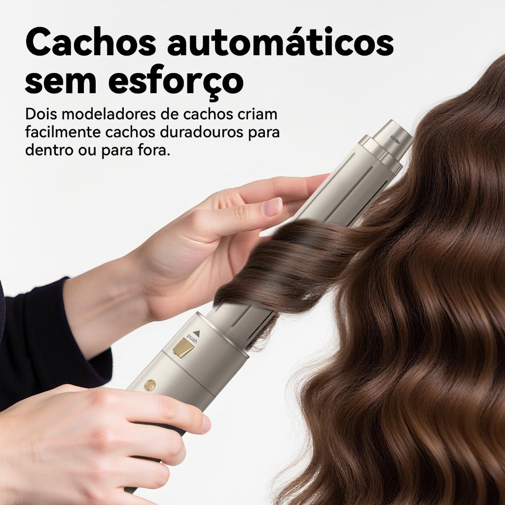 GOKOCO Escova Secadora 5 Em 1 Conjunto De Secador De Cabelo Multifuncional De Alta Velocidade Dupla voltagem 110V-240V