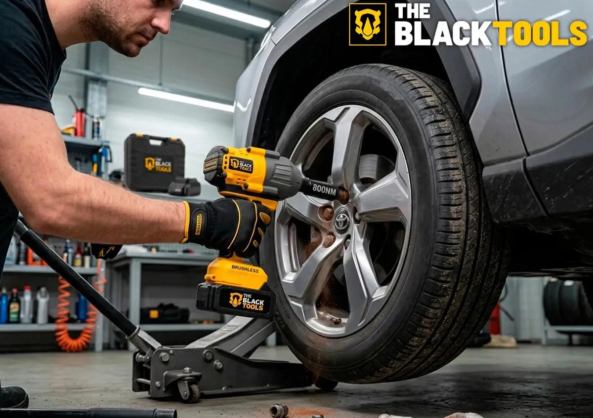 Parafusadeira Chave De Impacto A Bateria Lítio 21v Motor Brushless 800nm 80kgf.m Tb21ix The Black Tools