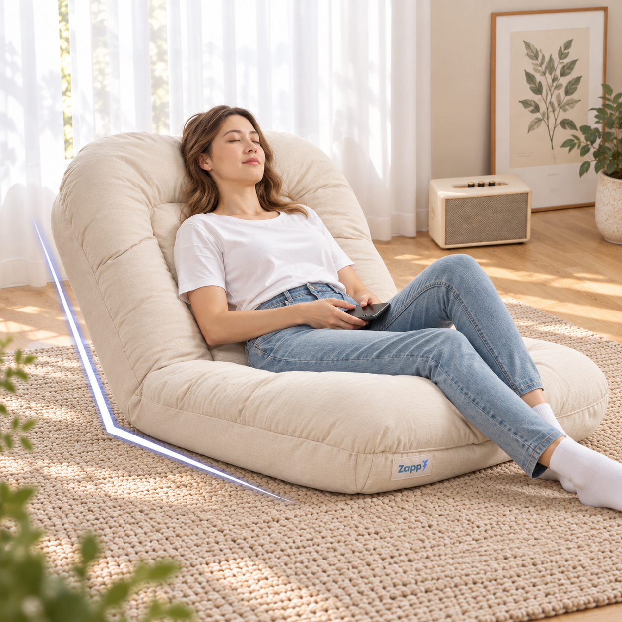 Sofá-cama Retrátil Algodão 5 em 1 com Almofadas Cushion