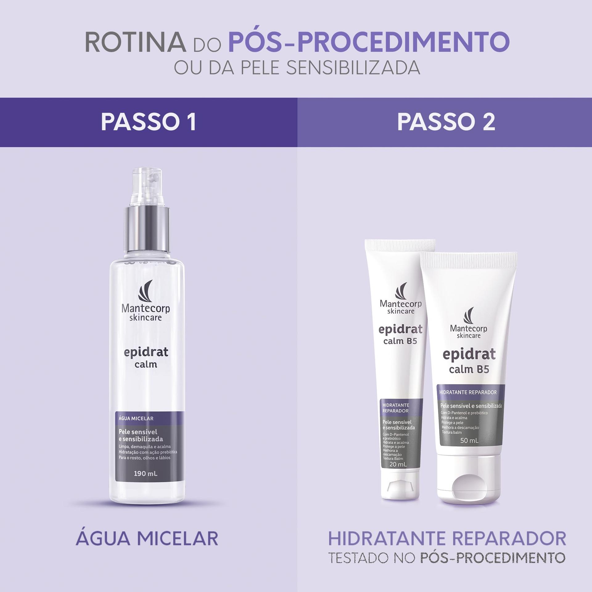 MANTECORP - Hidratante Epidrat Calm B5 - Hidrata e Acalma a Pele, Conforto Imediato, D-Pantenol