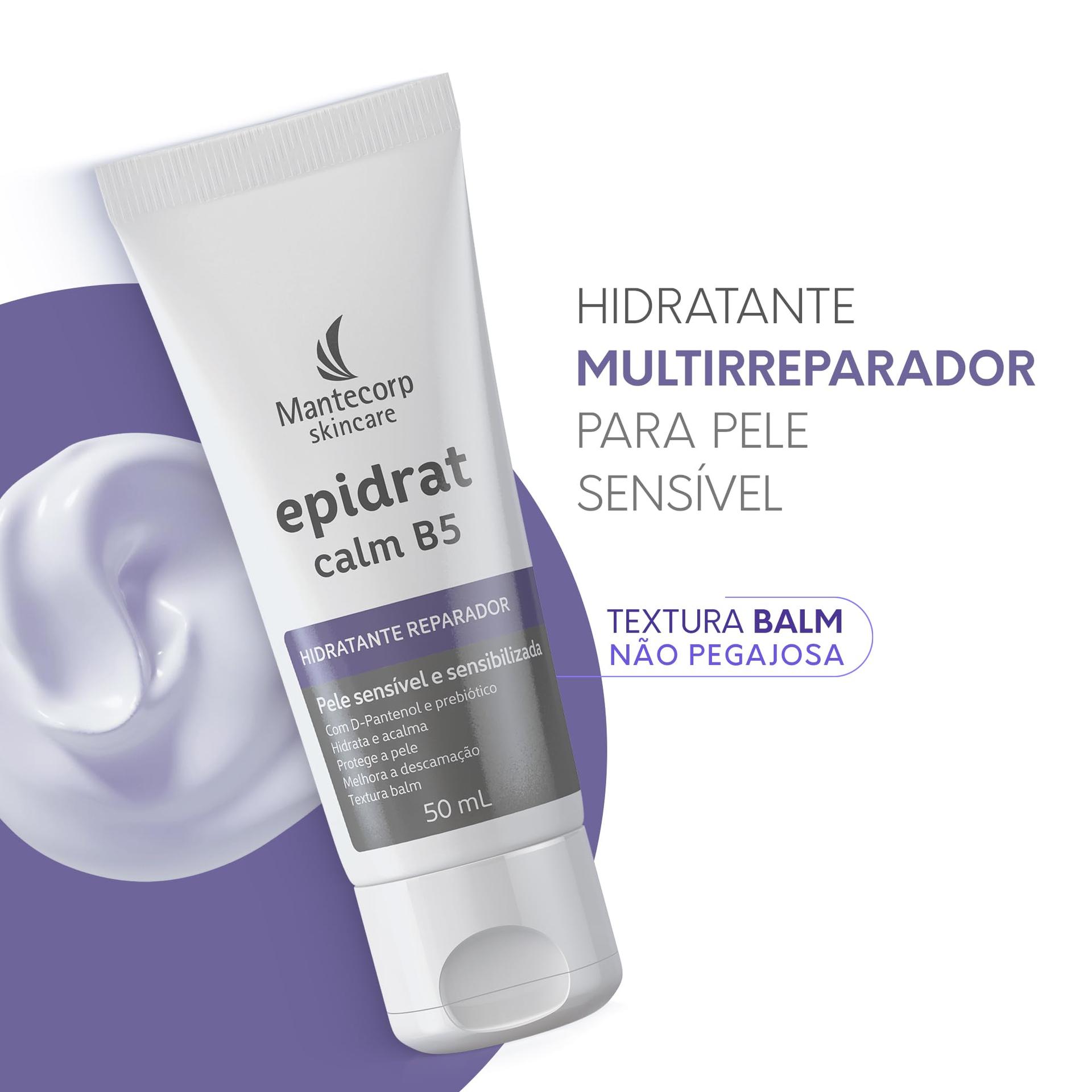 MANTECORP - Hidratante Epidrat Calm B5 - Hidrata e Acalma a Pele, Conforto Imediato, D-Pantenol
