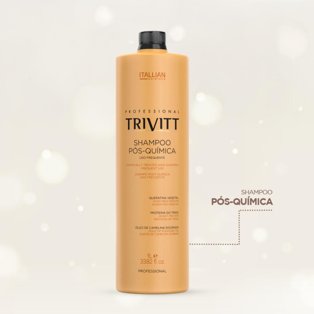 Combo 4 Produtos - Trivitt Itallian Color Mascara 1kg Shampoo Fluido e Reparador