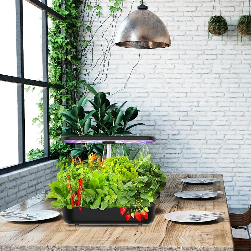Kit de Cultivo Mini Jardim IGS-20 com 12 Cápsulas, Luz de Espectro Completo, Sistemas de Cultivo Hidropônico para Jardim Inteligente em Casa