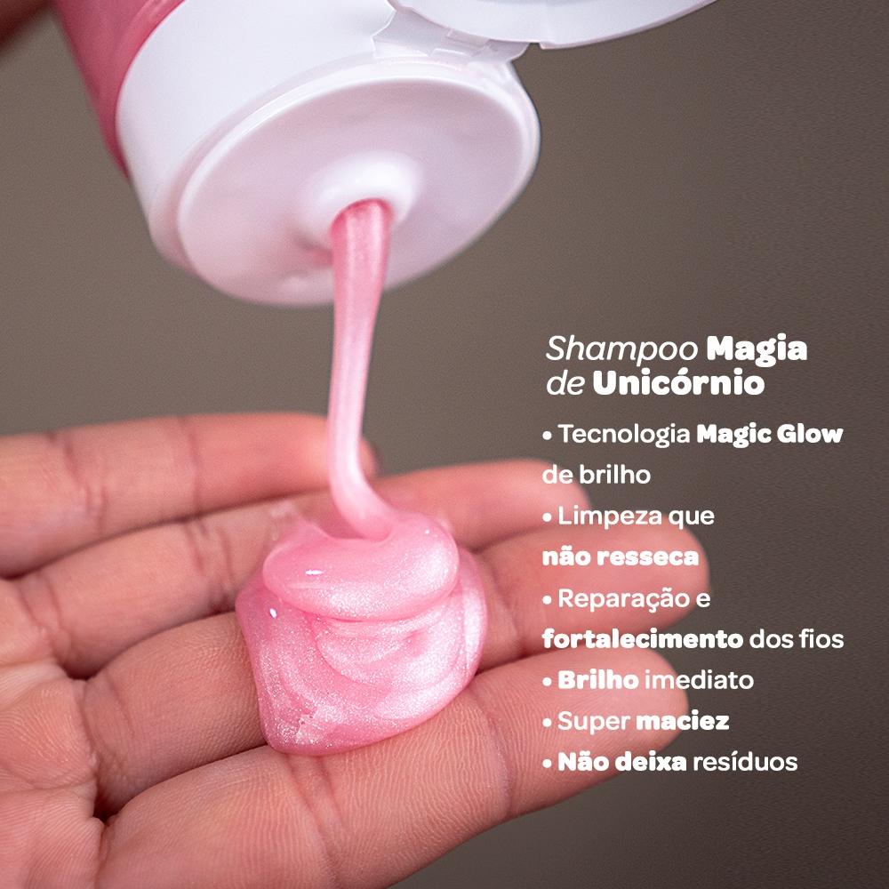 Kit Shampoo, Condicionador E Máscara Magia De Unicórnio Forever Liss