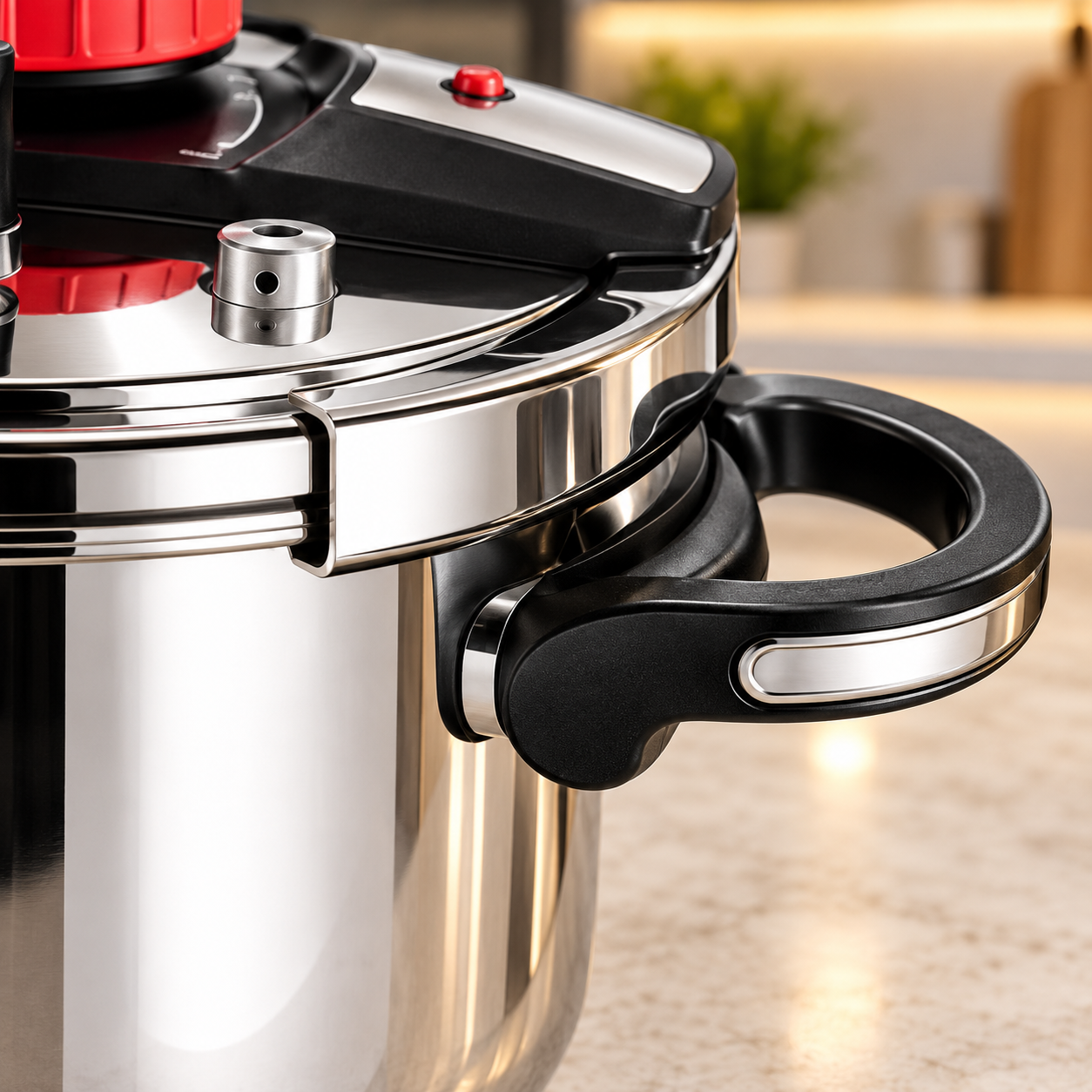 Panela de Pressão Anti-Explosão com Kit Utensílios