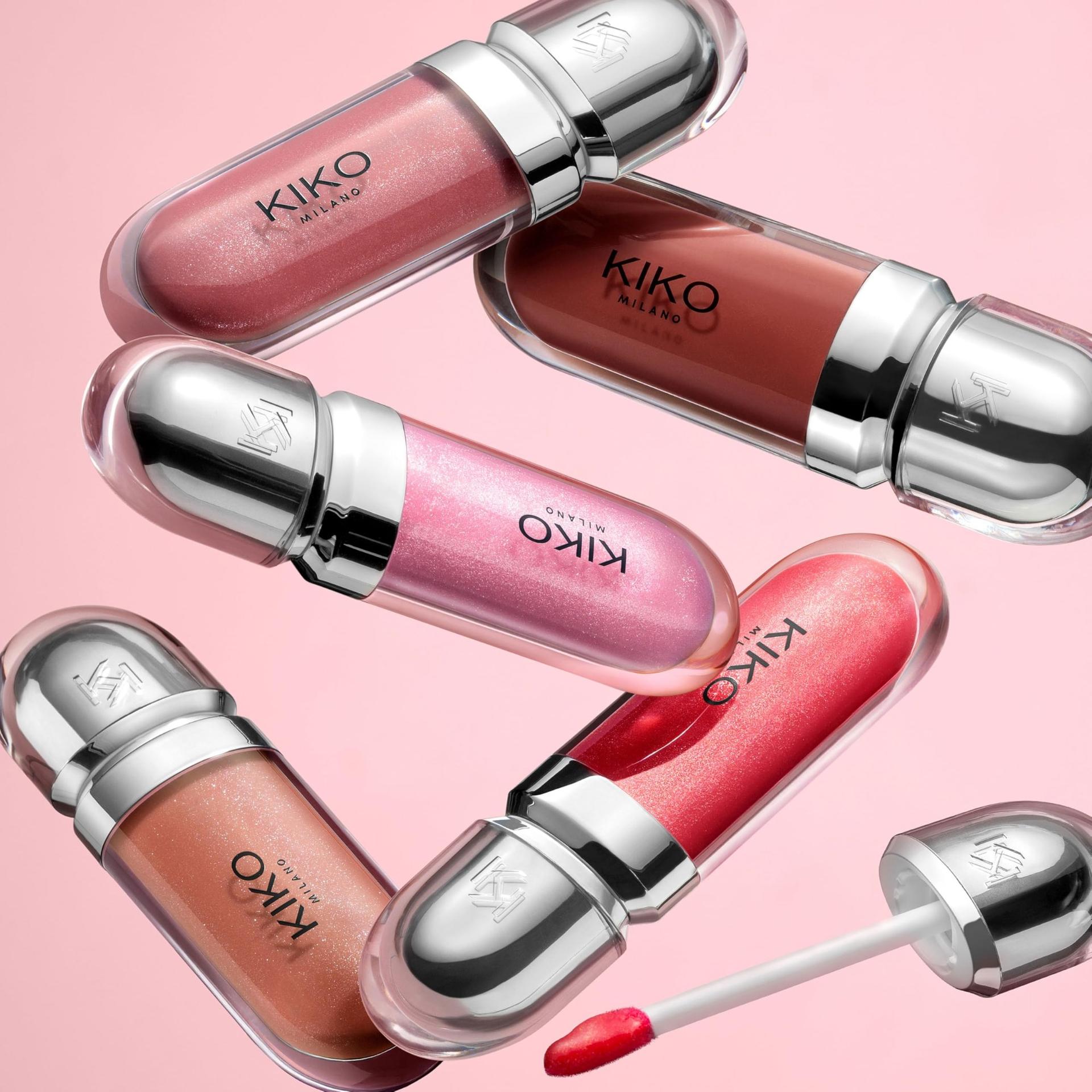 KIKO MILANO, 3D Hydra Lipgloss, Gloss Hidratante Para Os Lábios, Com Efeito 3D, Fórmula Com Extrato de Bidens