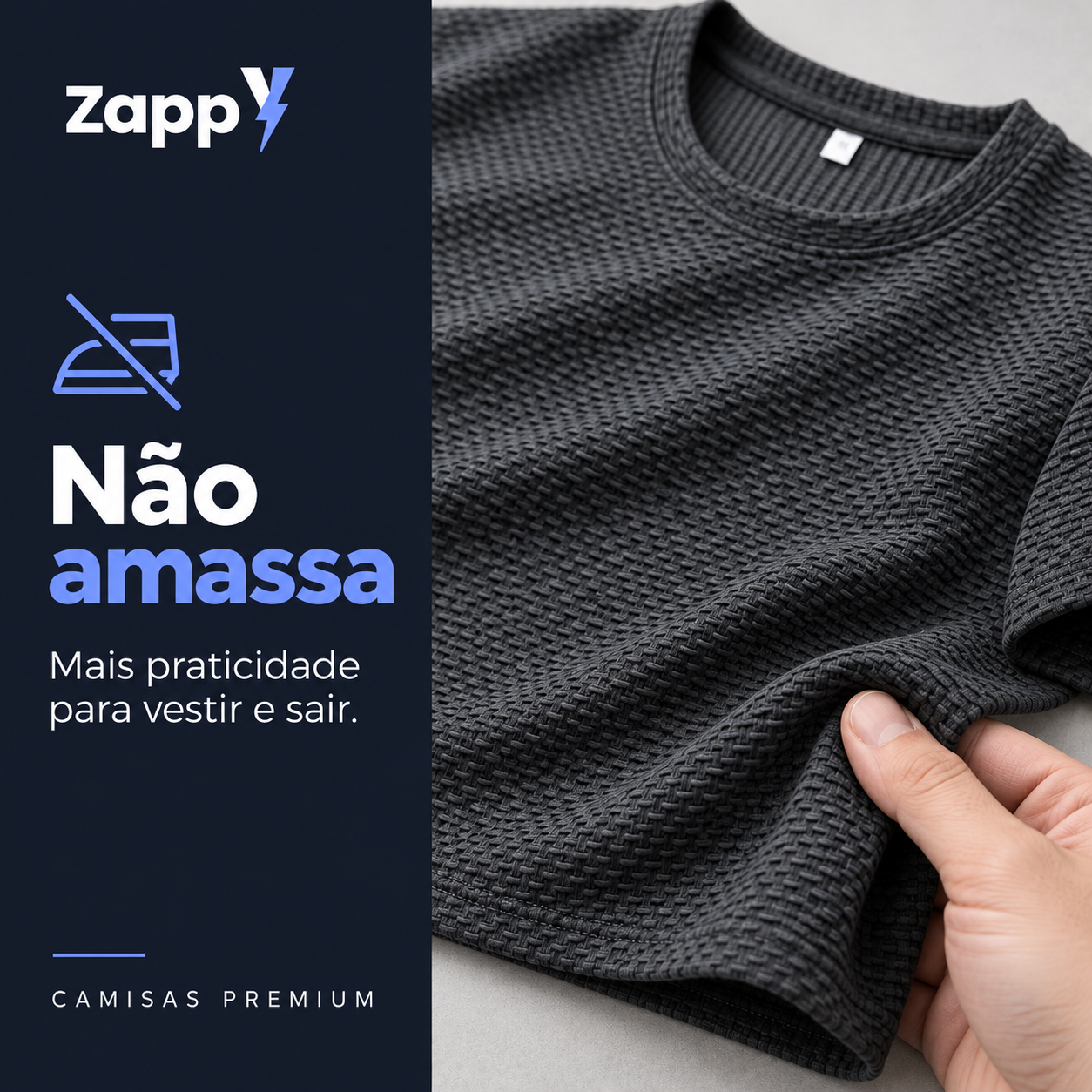 Kit de 6 Camisas Respiráveis Premium