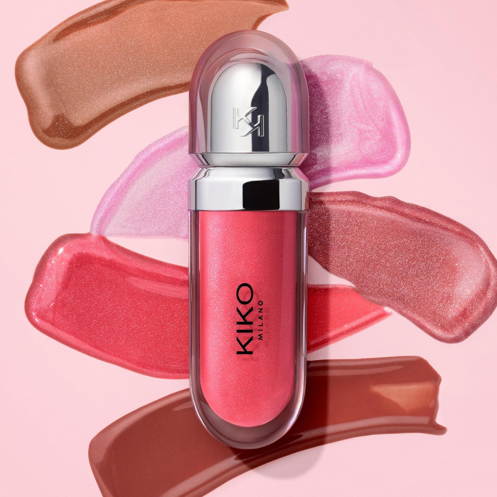 KIKO MILANO, 3D Hydra Lipgloss, Gloss Hidratante Para Os Lábios, Com Efeito 3D, Fórmula Com Extrato de Bidens