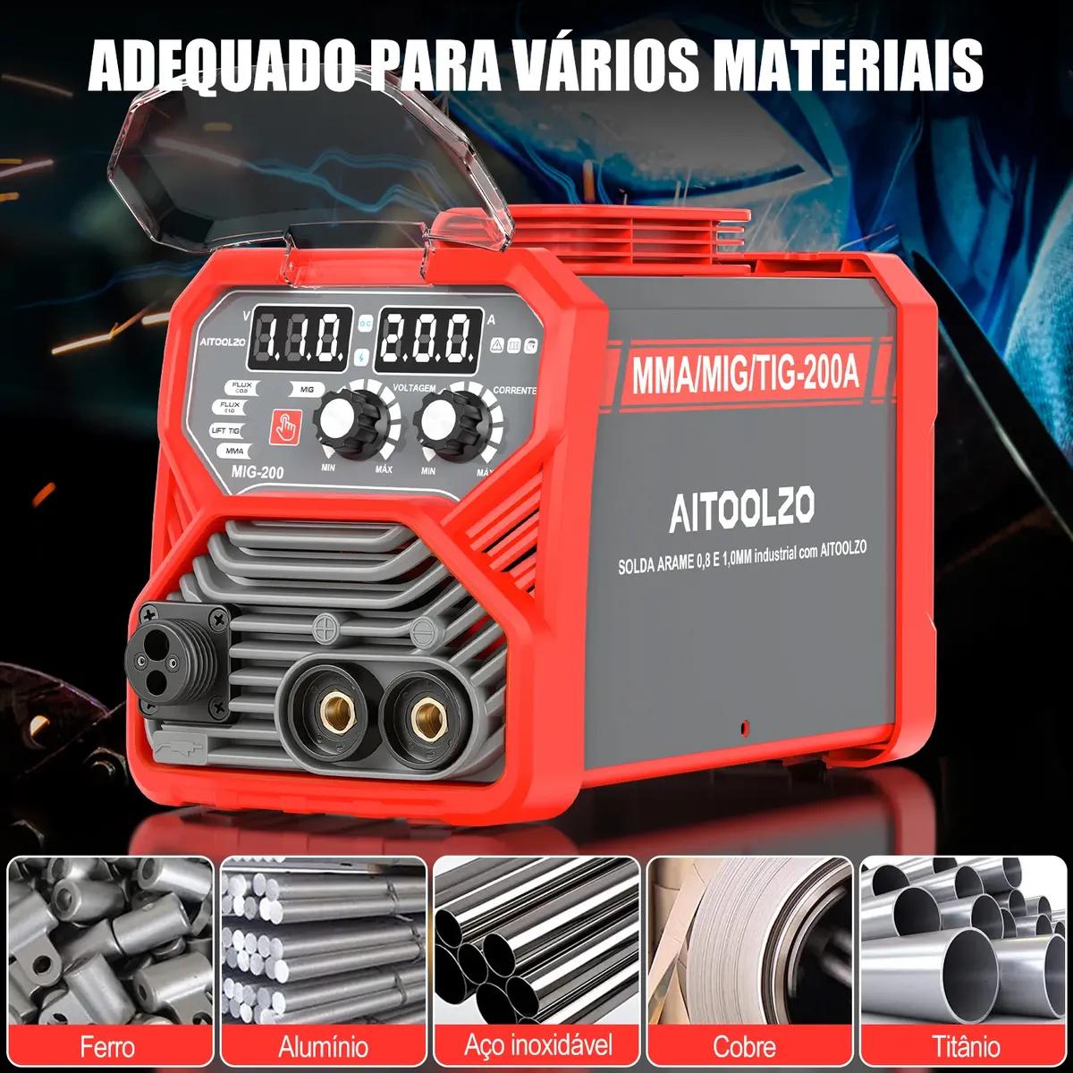 Máquina Solda Sem Gás/gás 5 Em 1 C/tampa Para Led Aitoolzo
