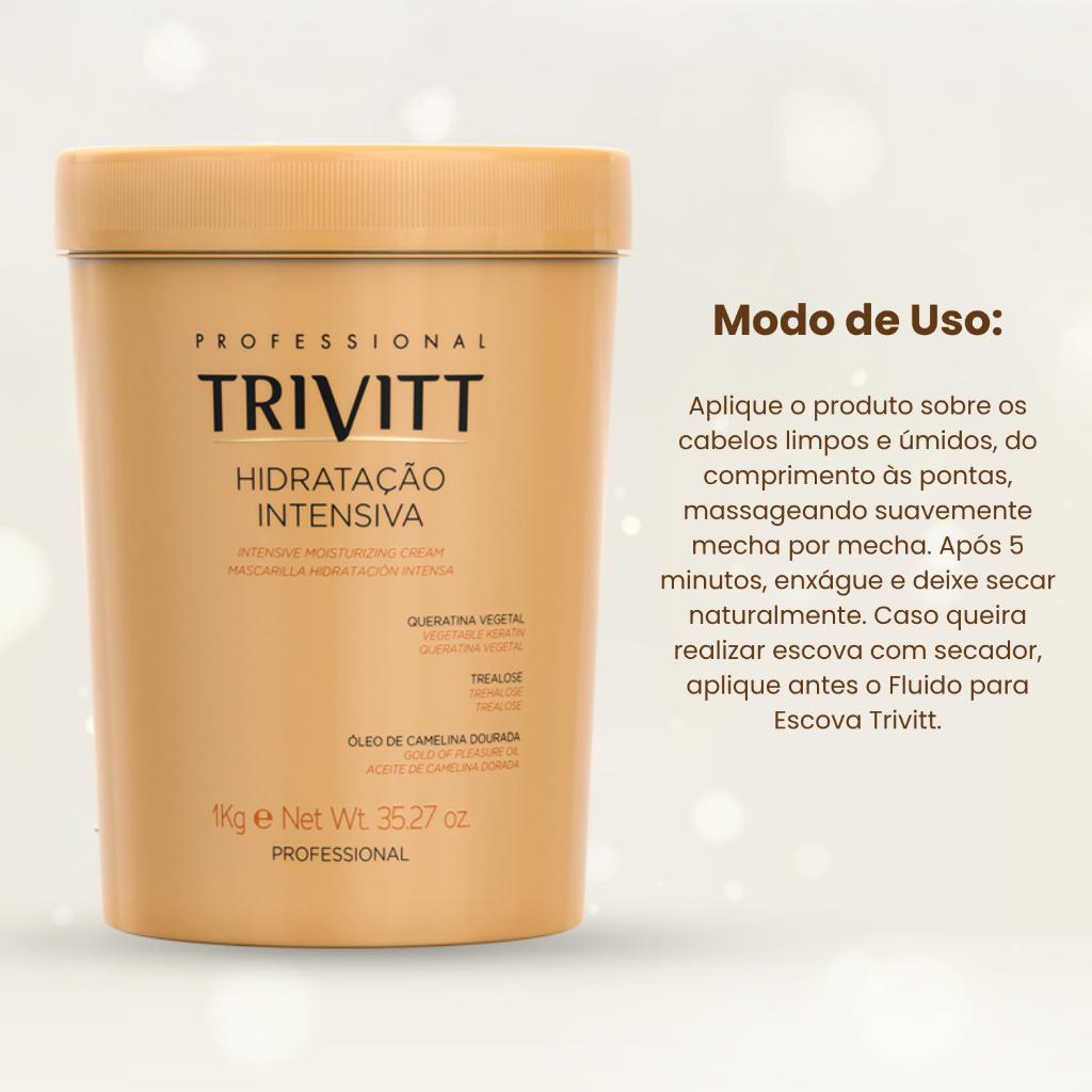 Combo 4 Produtos - Trivitt Itallian Color Mascara 1kg Shampoo Fluido e Reparador